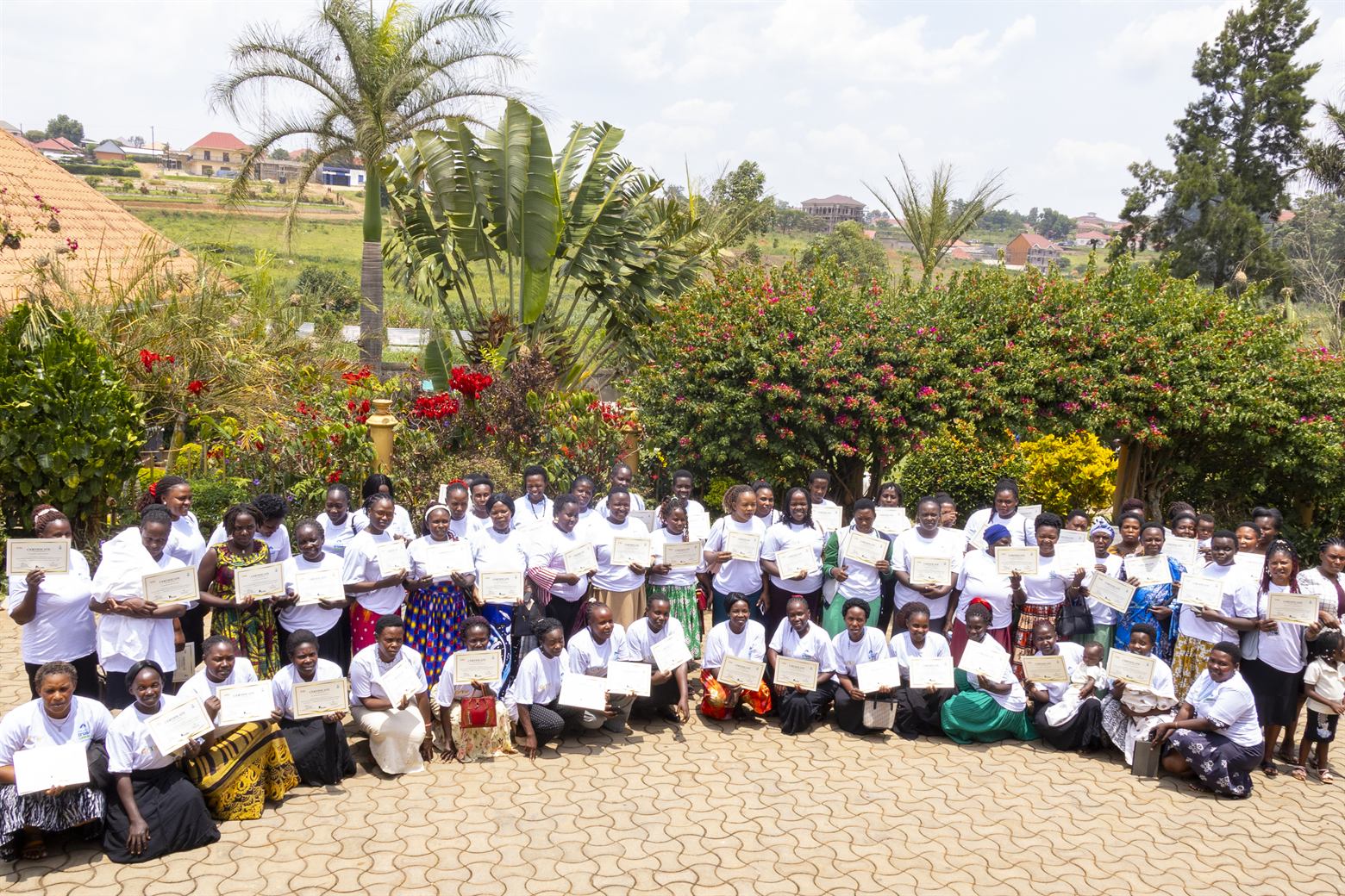 Graduation portrait celebrating women who completed the Trust Empowerment Programme financial literacy curriculum.